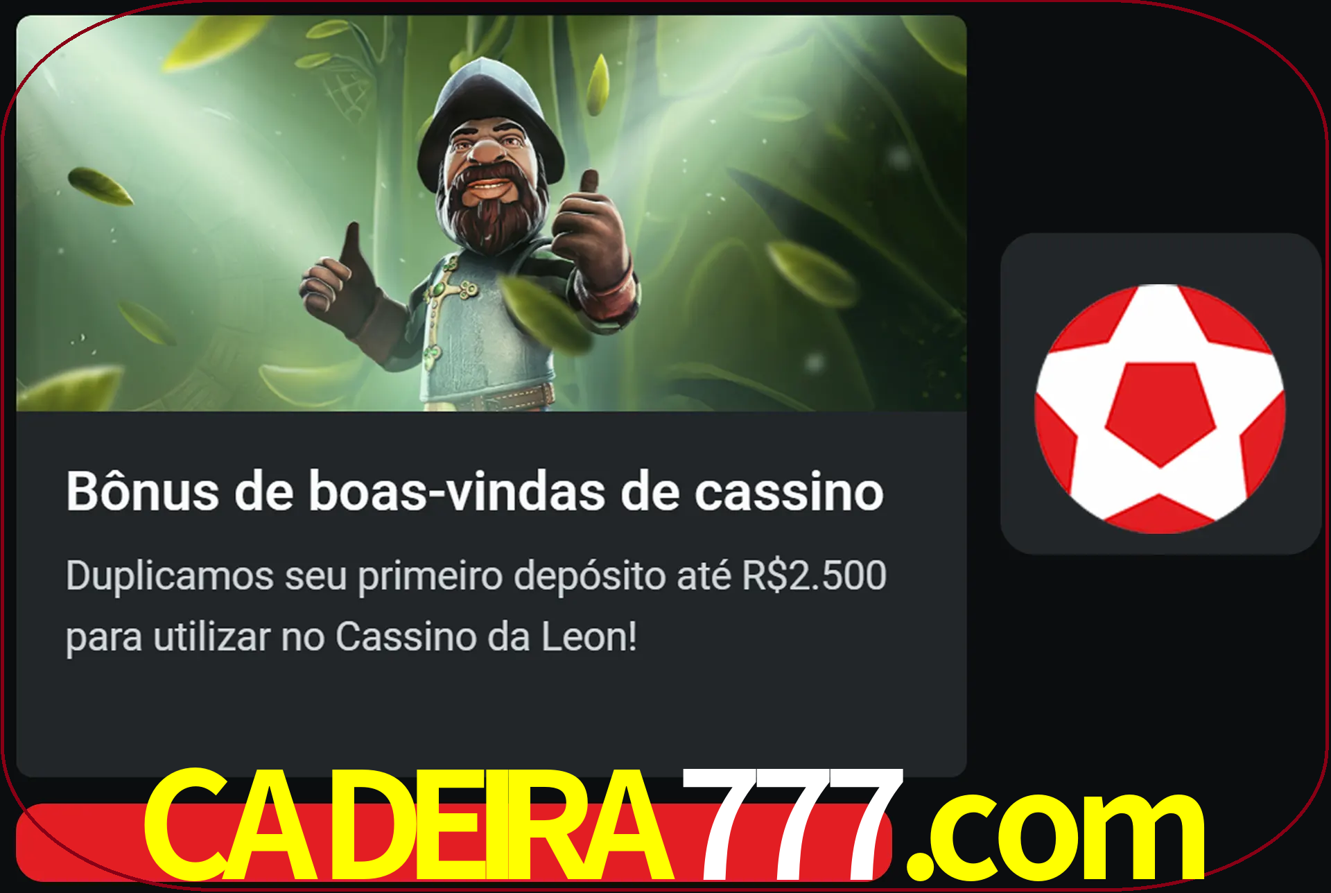Receba seu dinheiro do bônus de boas-vindas após o primeiro depósito.
