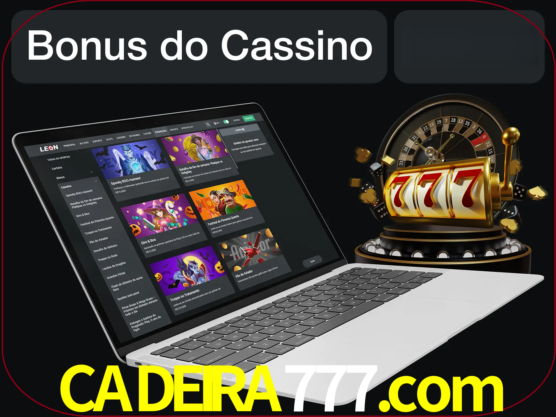 Use o bônus do cassino para começar melhor.