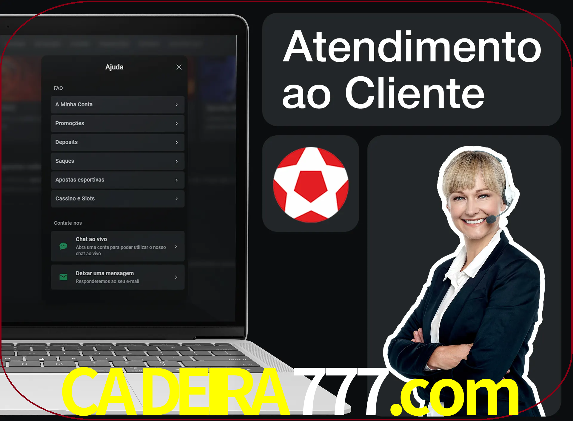Você pode pedir nosso apoio para ajudar.