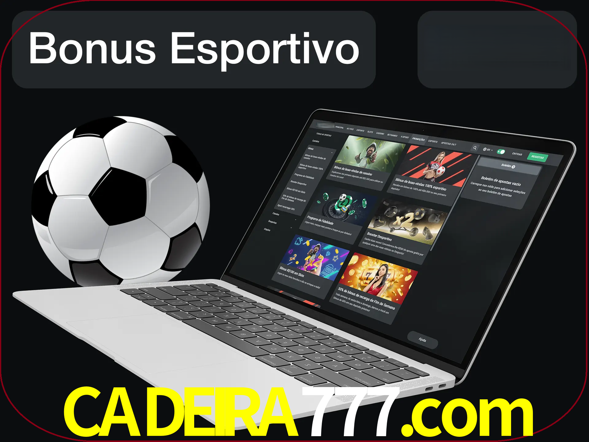 Antes de começar a apostar, use o bônus esportivo.