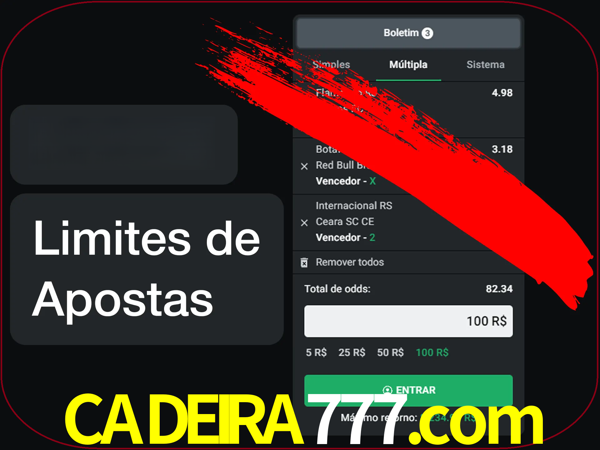 Não faça apostas loucas.